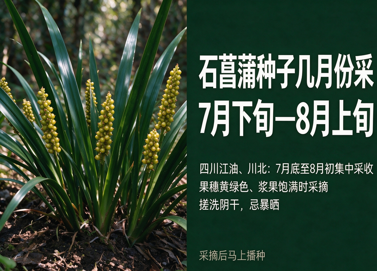 石菖蒲种子几月份成熟