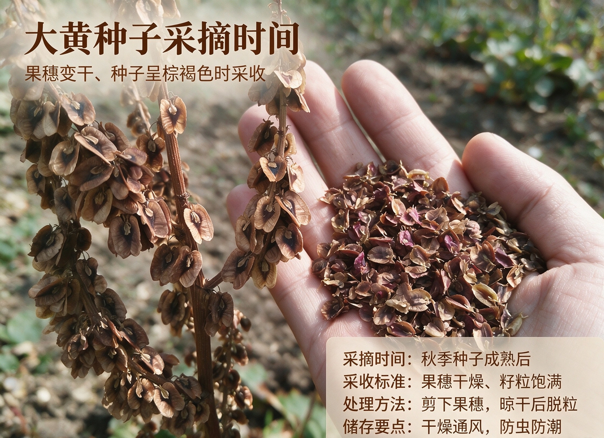 马蹄大黄种子几月份成熟