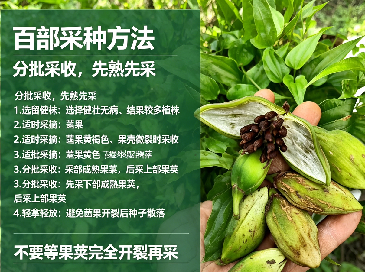 对叶百部种子几月份成熟